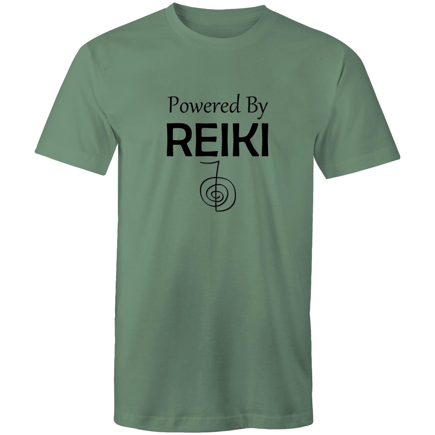 Powered by Reiki - Mens T-Shirt