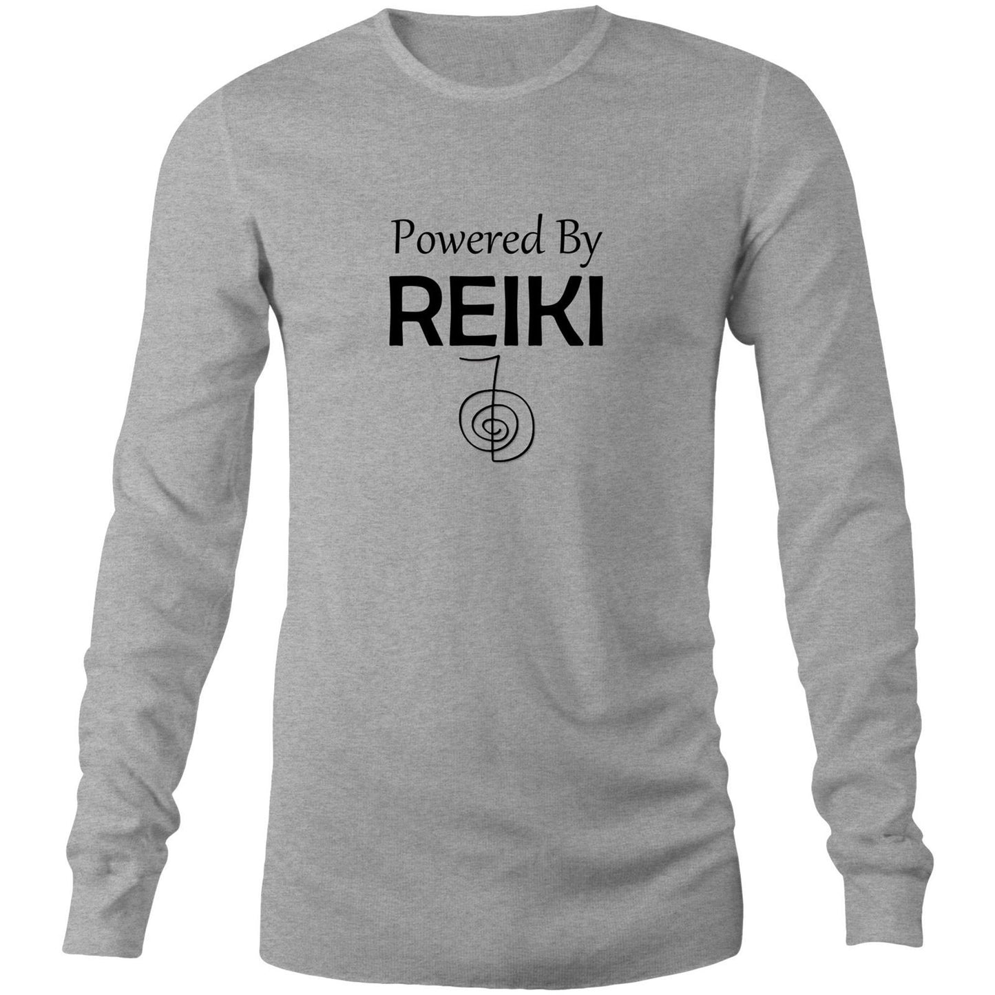 Powered by Reiki - Mens Long Sleeve T-Shirt